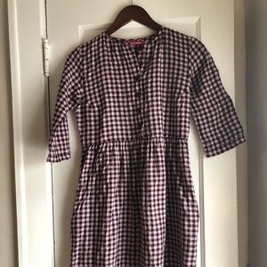 Pyne and Smith xs Thistle Check no. 15. Linen dress